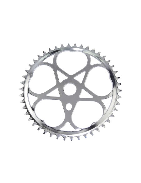 Steel Chainring Sweet Heart 1/2 X 3/32 46t Chrome.